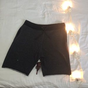Comfy grey athletic shorts